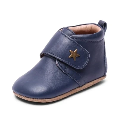 Afbeelding van Bisgaard Klittenbandsluiting Star, comfortabele schoenen, uniseks, kinderen, Navy Blauw