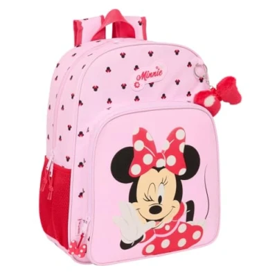 Afbeelding van Schoolrugzak Minnie Mouse Naive Roze 33 x 42 14 cm