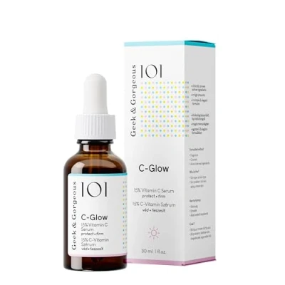 Afbeelding van Geek &amp; Gorgeous C Glow Gezichtsserum met vitamine 15%, verrijkt ferulzuur en E, antioxidantverzorging, 30 ml