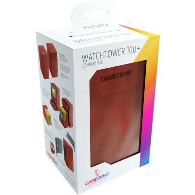 Afbeelding van Gamegenic Deckbox Watchtower 100+ Convertible Red