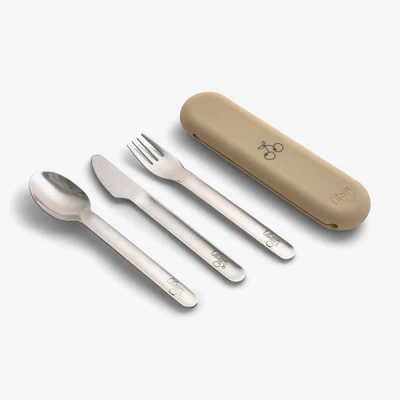 Afbeelding van Citron bestek set Cream