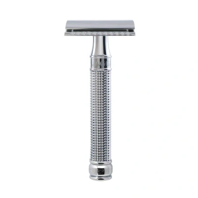 Afbeelding van Edwin Jagger double edge safety razor Laser 3D Diamond chroom