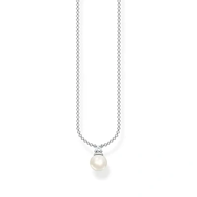 Afbeelding van Thomas Sabo Dames Ketting 925 Zilver Parel One Size 88478444