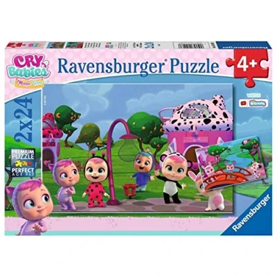 Afbeelding van Ravensburger Cry Babies Contourpuzzel 24 stuk(s) Kunst