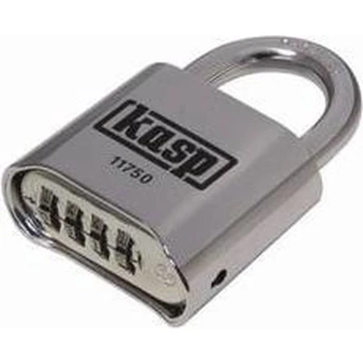 Afbeelding van Kasp K11750D Hangslot 50 mm Zilver Cijferslot