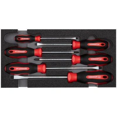 Image de GEDORE RED R22150013 Jeu de tournevis dans le module 1/3 mousse, 6 pièces 3301712