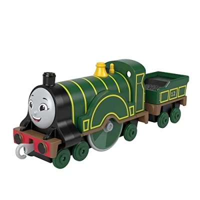 Afbeelding van Thomas Emily Locomotive Trein, metaal, die cast duwtrein, figuur uit de serie, speelgoed voor kinderen, 3 jaar, HHN53