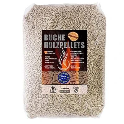 Afbeelding van Flameup Beukenhoutpellets, pizzaoven, outdoor, tuin, pizza, rookoven, 15 kg