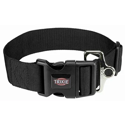 Afbeelding van Trixie halsband hond premium zwart (40 60X5 CM)