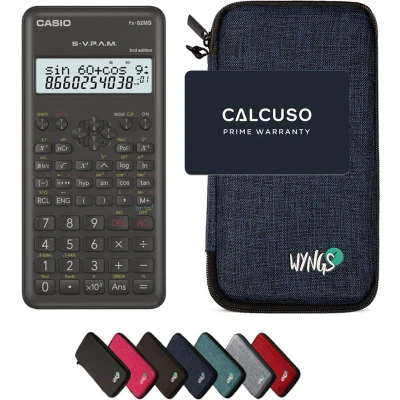Afbeelding van CALCUSO Basispakket blauw met Rekenmachine Casio fx 82 MS 2nd edition
