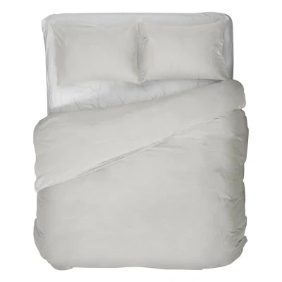 Afbeelding van Kayori dekbedovertrek Naka Katoen Offwhite 200/200 220 +2 slopen 200/220 (Kleur: Offwhite)