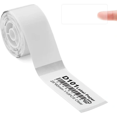 Afbeelding van Niimbot Labels/Etiketten D101 25x60mm Transparant