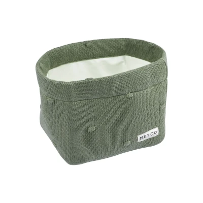 Afbeelding van Meyco Mand Small Mini Knots Forest Green
