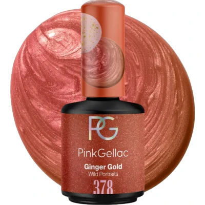 Afbeelding van Pink Gellac 378 Ginger Gold Gel Nagellak 15 Ml