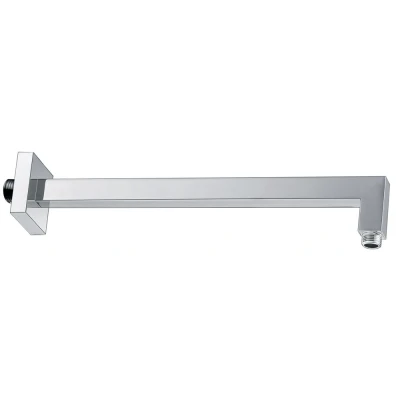 Afbeelding van Wiesbaden Rombo douchearm met muurbevestiging 40 cm chroom