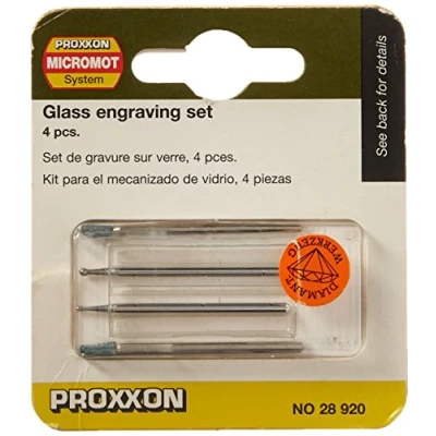 Afbeelding van Proxxon Micromot 28 920 Glasbewerkingsset 4 delig Schacht Ø 2,35 mm 1 set(s)