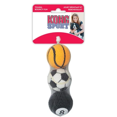 Afbeelding van Kong Speeltje Sport Ballen A 3 Assorti Hondenspeelgoed Medium