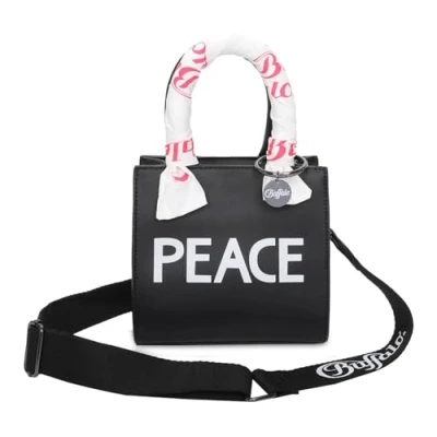 Afbeelding van BUFFALO Handtas Schoudertas Muse Boxy14 Crossbody Bag Black Zwart