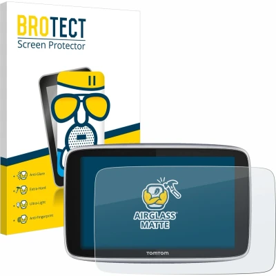 Afbeelding van BROTECT Screenprotector voor TomTom GO Premium X / (6&quot;) Folie Beschermfolie Beschermglas matte