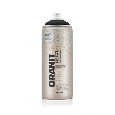 Afbeelding van Montana graniet effect 400 ml, zwart, eg9000, spuitbus