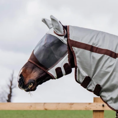 Image de Kentucky Masque Anti Mouches avec Oreilles Noir Shetland