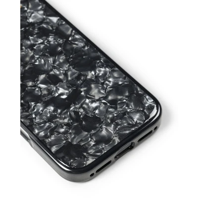 Afbeelding van iDeal of Sweden Pearlised Case geschikt voor iPhone 16 Plus Black