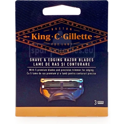 Afbeelding van Gillette King C Scheermesjes Voor De Hals 3 stuks
