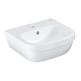 Afbeelding van Grohe Euro Keramiek fontein 45x40 cm Met kraangat Wit