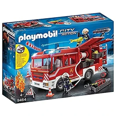 Image de Playmobil City Action Les pompiers 9464 Fourgon d&#039;intervention des