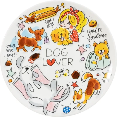 Afbeelding van Blond Amsterdam Bord Dog Lover 22 CM
