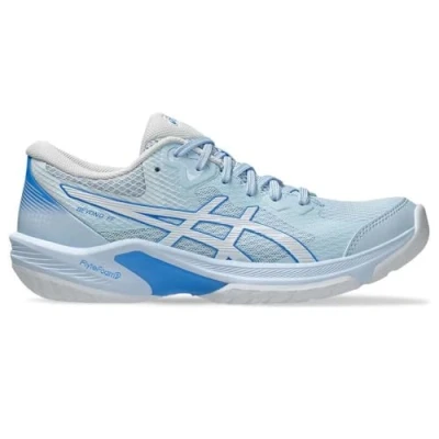 Afbeelding van Asics Beyond FF Volleybalschoenen, Dames, Maat: 39.5, Light blue/white Textiel/ synthetisch