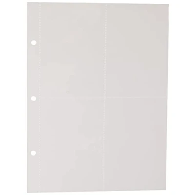 Afbeelding van Artemio 18001011 set van 6 navulhoezen voor opbergmap mini stempels, kunststof, veelkleurig/transparant, 19 x 0,5 24 cm