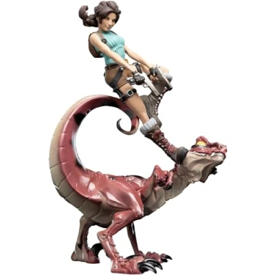 Afbeelding van Tomb Raider Mini Epics Vinyl Figure Lara Croft &amp; Raptor 24 cm