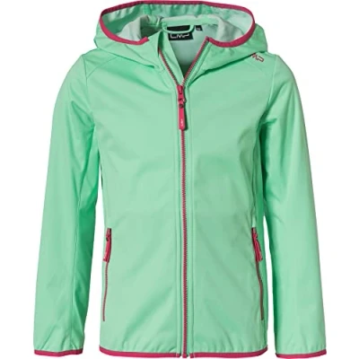 Afbeelding van Cmp Fix Hood 39a5115 Softshelljack Groen 6 Years Jongen
