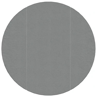 Afbeelding van Zwembadgrondzeil Ø306 cm polyester geotextiel lichtgrijs