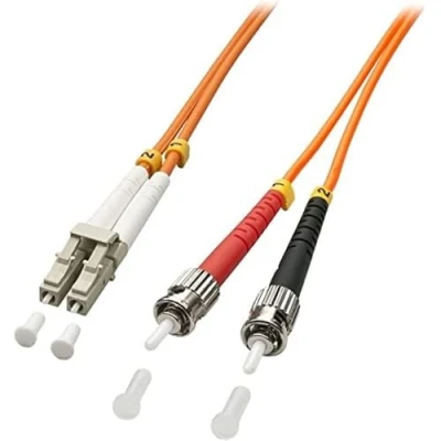 Afbeelding van LineLWL Duplex LC/ST 2m LC ST oranje glasvezelkabel