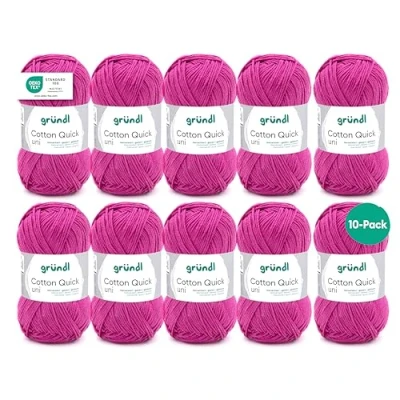 Afbeelding van 865 108 Cotton Quick Uni 10x50 gram paars