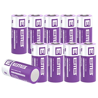 Afbeelding van EEMB CR123A lithiumbatterijen 3V 1700mAh CR123 10 stuks