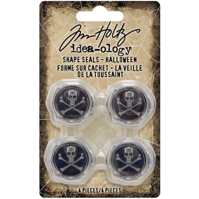 Afbeelding van Idea ology Tim Holtz Halloween Shape Seals (4pcs) (TH94269)