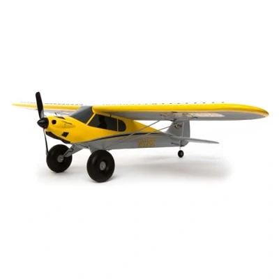 Afbeelding van Hobbyzone RC Carbon Cub S 2 BNF Basic Radiografisch bestuurd vliegtuig (zender, accu en oplader niet inbegrepen), met kluis, HBZ32500, geel