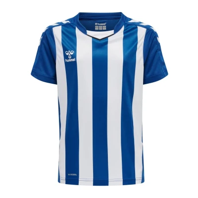 Afbeelding van Hummel CORE Tshirt print voor kinderen, Maat: 116, True blue white