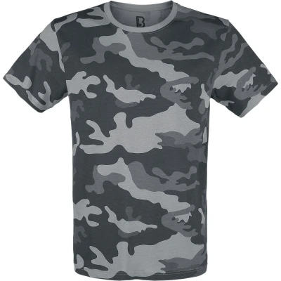 Afbeelding van Brandit Tshirt print, Heren, Maat: XXL, Grey camo