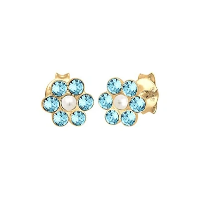 Afbeelding van Elli Flower Oorbellen voor kinderen, Maat: One Size, Hellblau
