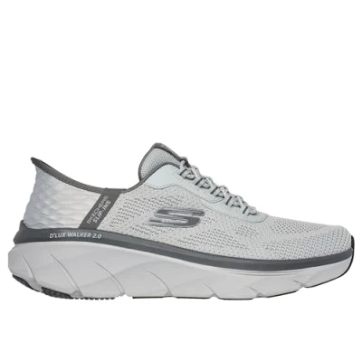 Afbeelding van Skechers Slip ins: D&#039;Lux Walker 2.0 Rezinate, Mannen, Grijs, Sneakers, maat: 42,5