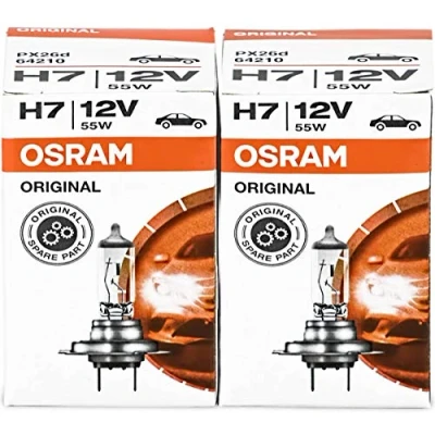 Afbeelding van Osram 64210 H7 Original Line 12V 55W PX26d autolampen gloeilampen (2 stuks) koplampen