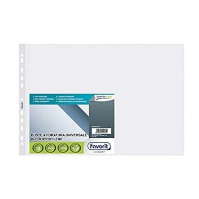 Afbeelding van Favorit 400053791 sheet protector Polypropyleen (PP) 10 stuk(s)