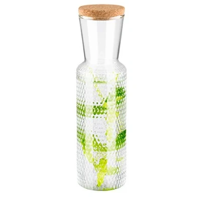 Afbeelding van APS Germany® Karaf van Glas 900ml 0.9 liter Glazen Waterfles Tafel Water