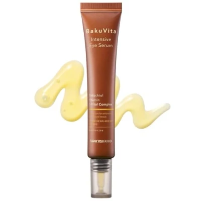 Afbeelding van THANKYOU FARMER BakuVita Intersive Eye Serum 30 ml alternatief voor Retinol Bakuchiol, oogcrème met vitamine C, E, Koreaanse tegen fijne lijntjes