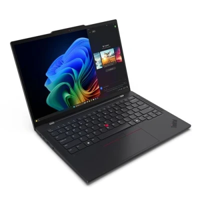 Image de Lenovo ThinkPad T14s Gen 6 21N1 Conception de charnière à 180 degrés Snapdragon x Elite X1E 78 100 Win 11 Pro (sur ARM) Qualcomm Adreno 32 Go RAM 1 To SSD TCG Opal Encryption 2, NVMe 14&quot; IPS écran tactile 1920 1200 Bluetooth, Wi Fi