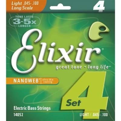 Image de elixir Jeu de cordes guitare basse 45 65 80 100